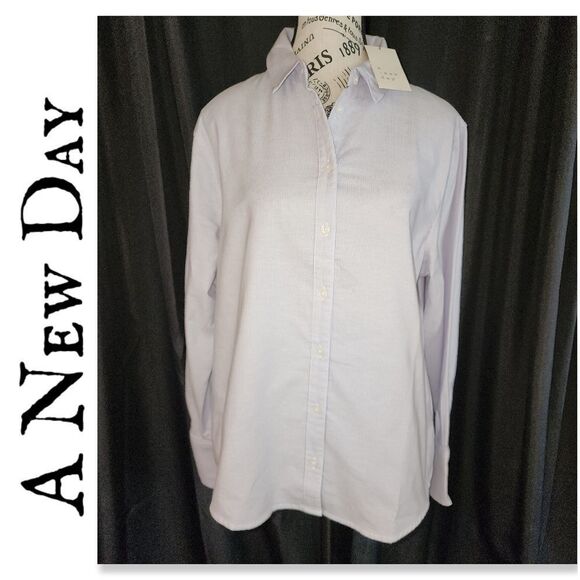 NWT A New Day Button Up Shirt - Picture 1 of 9